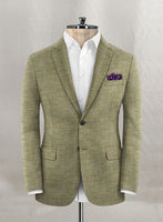 Bamboo Wool Canary Green Jacket - StudioSuits