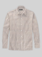 Beaver Checks Linen Shirt - StudioSuits