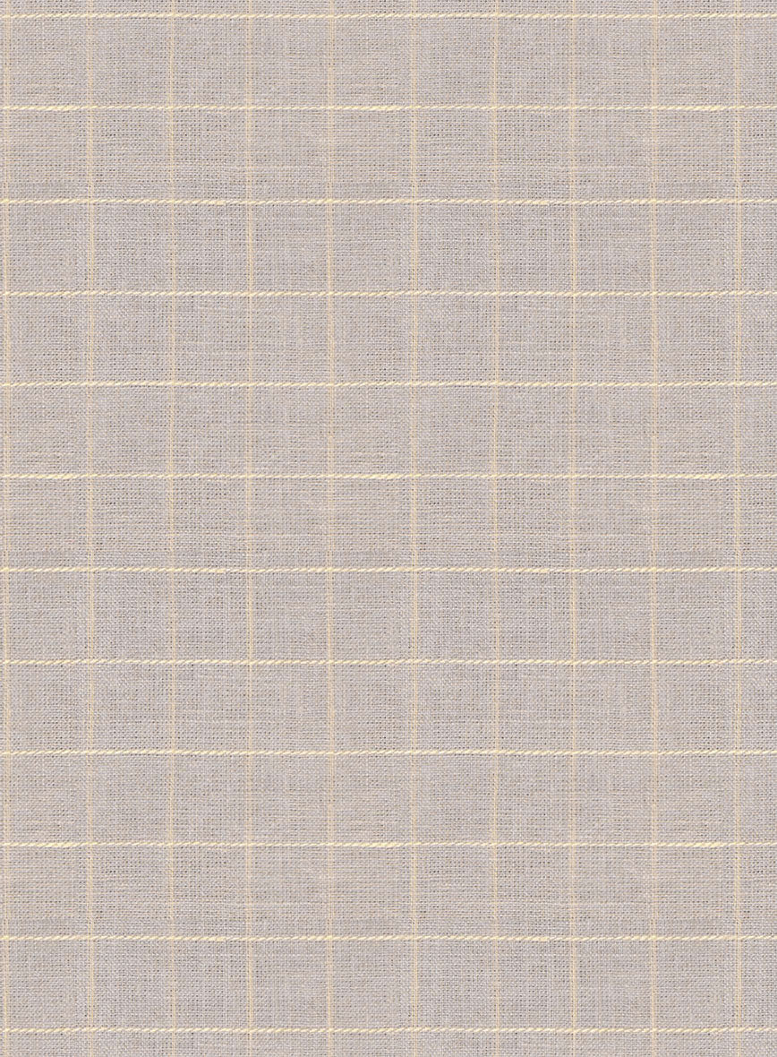 Beaver Checks Linen Shirt - StudioSuits