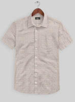 Beaver Checks Linen Shirt - StudioSuits