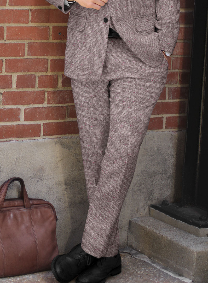 Berry Donegal Weave Tweed Suit - StudioSuits