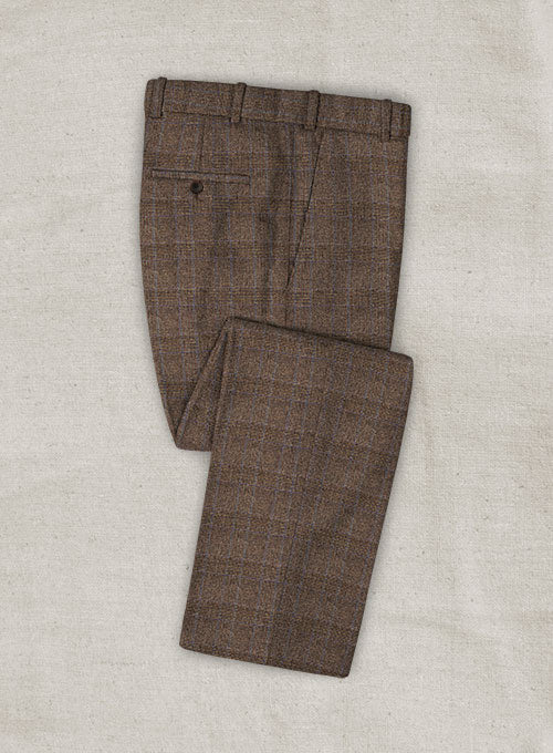 Bietro Checks Tweed Pants - StudioSuits
