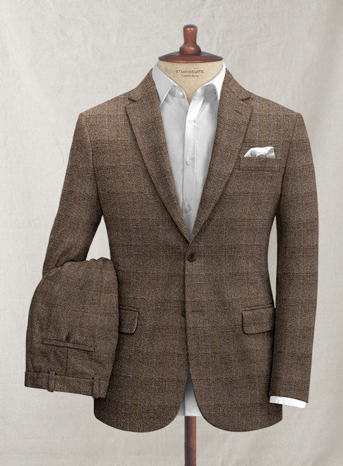 Bietro Checks Tweed Suit - StudioSuits