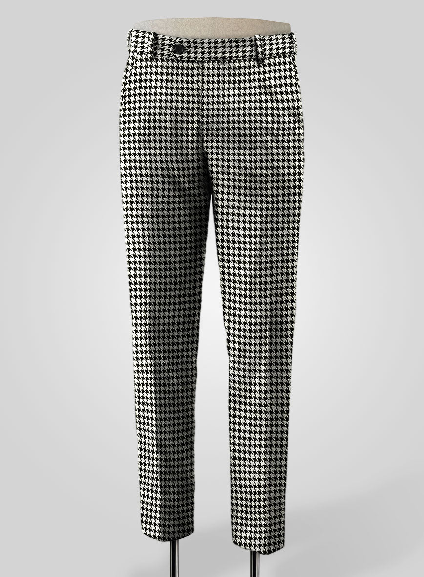 Big Houndstooth BW Tweed Suit- Ready Size - StudioSuits