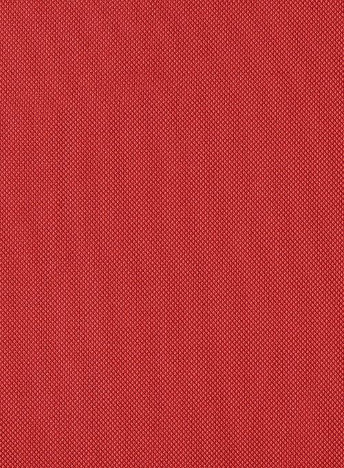 Birdseye Tango Red Cotton Shirt - StudioSuits