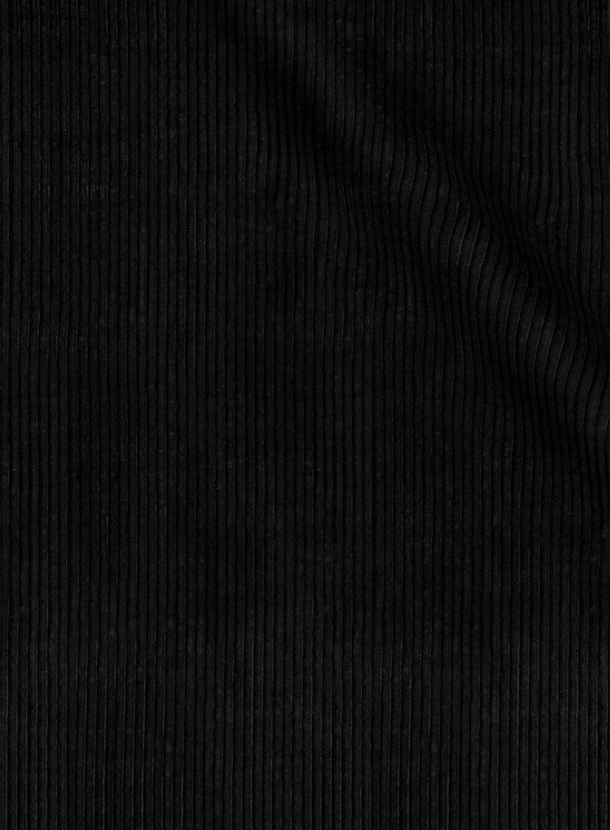Black Corduroy Pants - StudioSuits