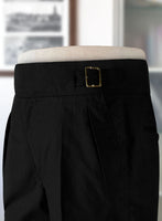 Black Chino Gurkha Trousers - StudioSuits