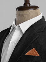 Black Heavy Tweed Suit - StudioSuits