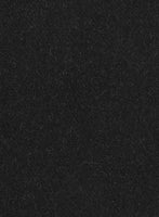 Black Heavy Tweed Pea Coat - StudioSuits