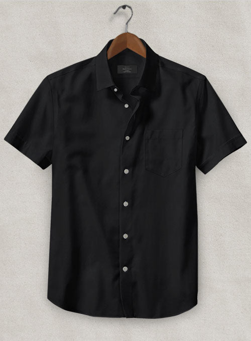 Black King Twill Cotton Shirt