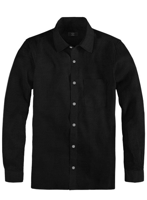 Black Poplene Shirt
