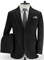 Black Stretch Chino Suit - StudioSuits