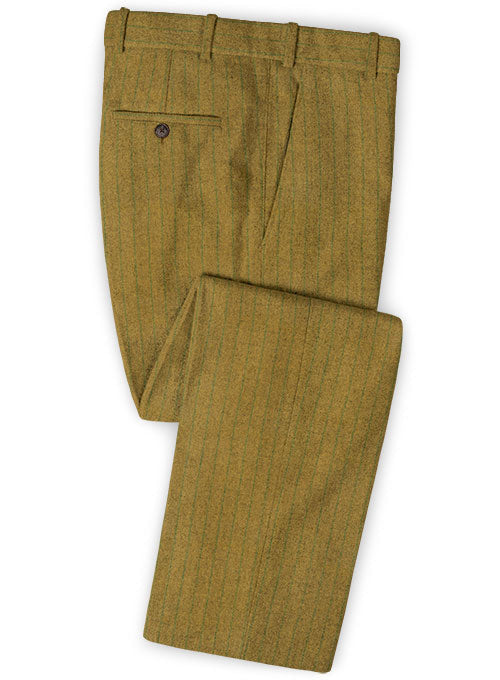 Bologna Tweed Rust Pants - StudioSuits