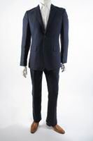 Deep Dark Blue Linen Suit - StudioSuits