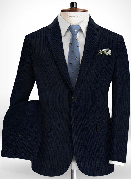 Blue Corduroy Suit - StudioSuits