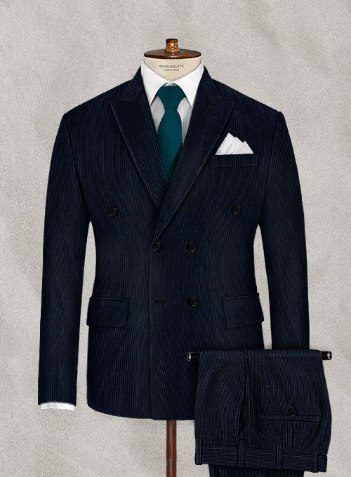 Blue Corduroy Suit - StudioSuits
