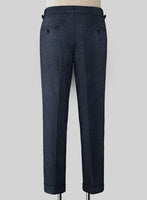 Blue Heavy Highland Tweed Trousers - StudioSuits