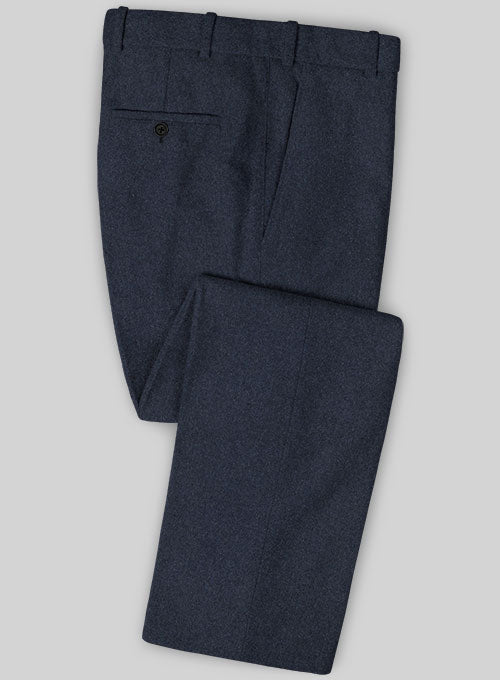Blue Heavy Tweed Suit - StudioSuits