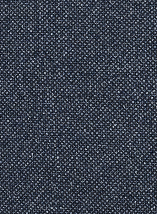 Blue Honey Comb Tweed Jacket - StudioSuits