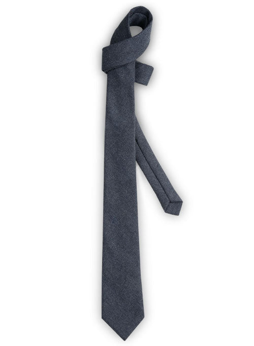 Tweed Tie - Bond Blue Tweed - StudioSuits