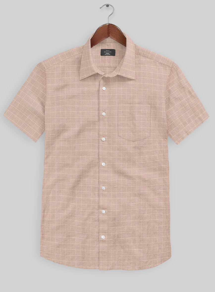Brandy Rose Checks Linen Shirt - StudioSuits