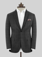 Bristol Anrico Charcoal Checks Suit - StudioSuits