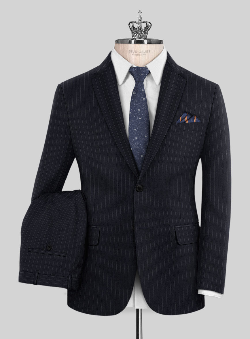 Bristol Blue Classic Stripe Suit - StudioSuits