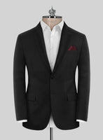 Bristol Black Herringbone Suit - StudioSuits