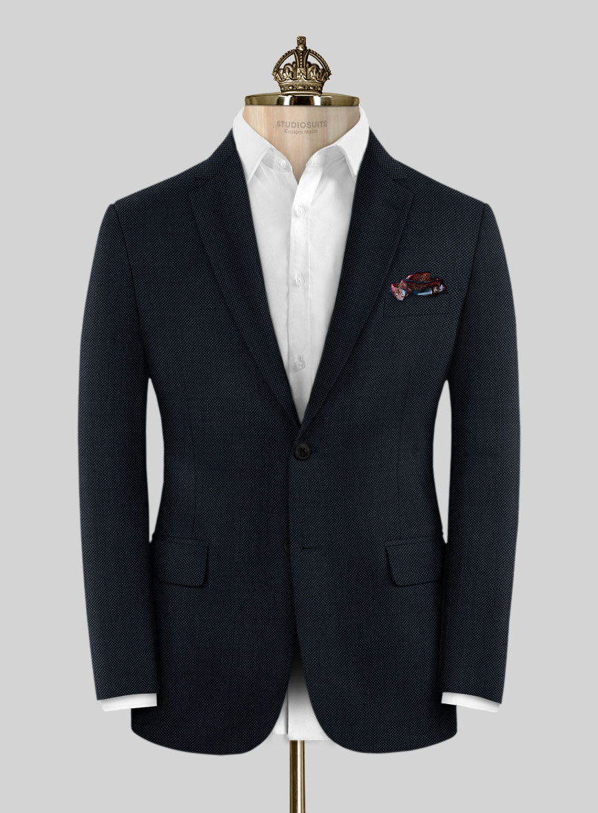 Bristol Blue Birdseye Suit - StudioSuits