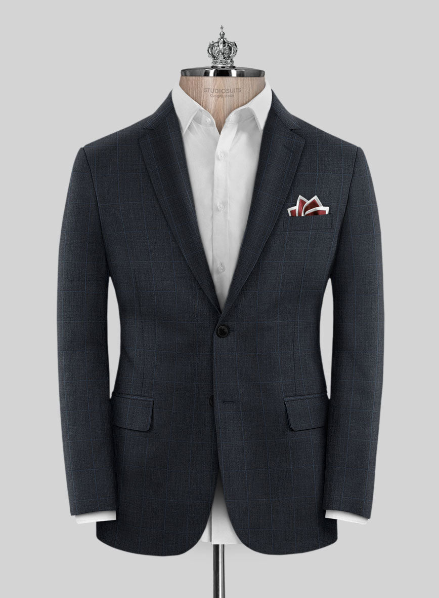 Bristol Blue Checks Jacket - StudioSuits