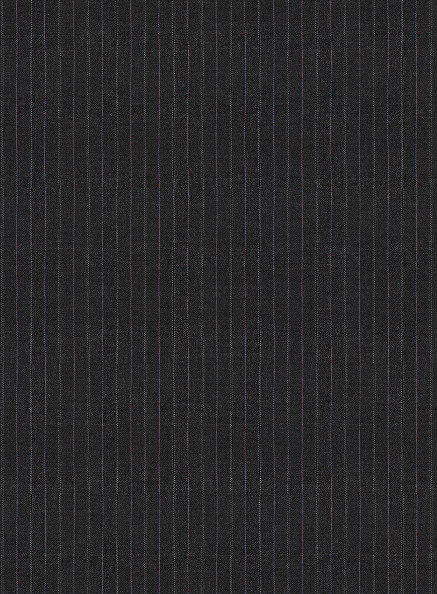 Bristol Devon Charcoal Stripe Jacket - StudioSuits