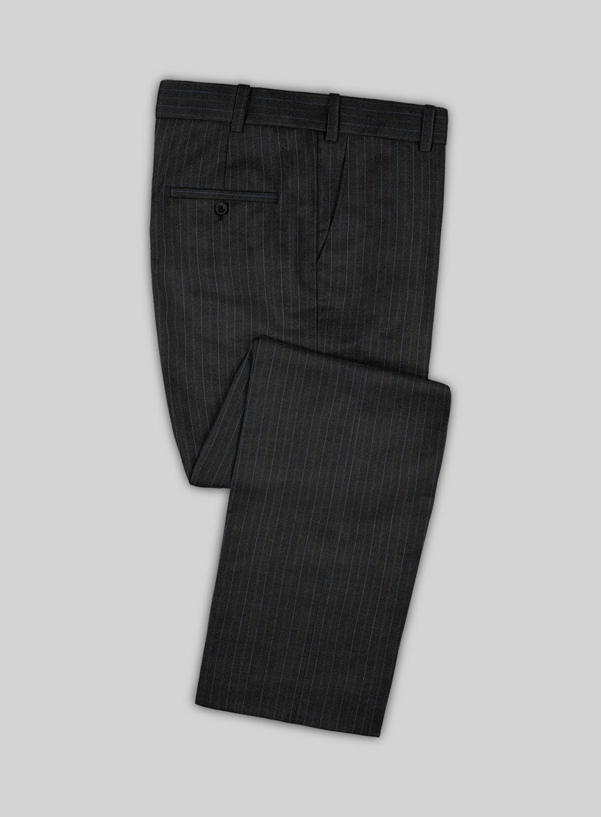 Bristol Devon Gray Stripe Suit - StudioSuits
