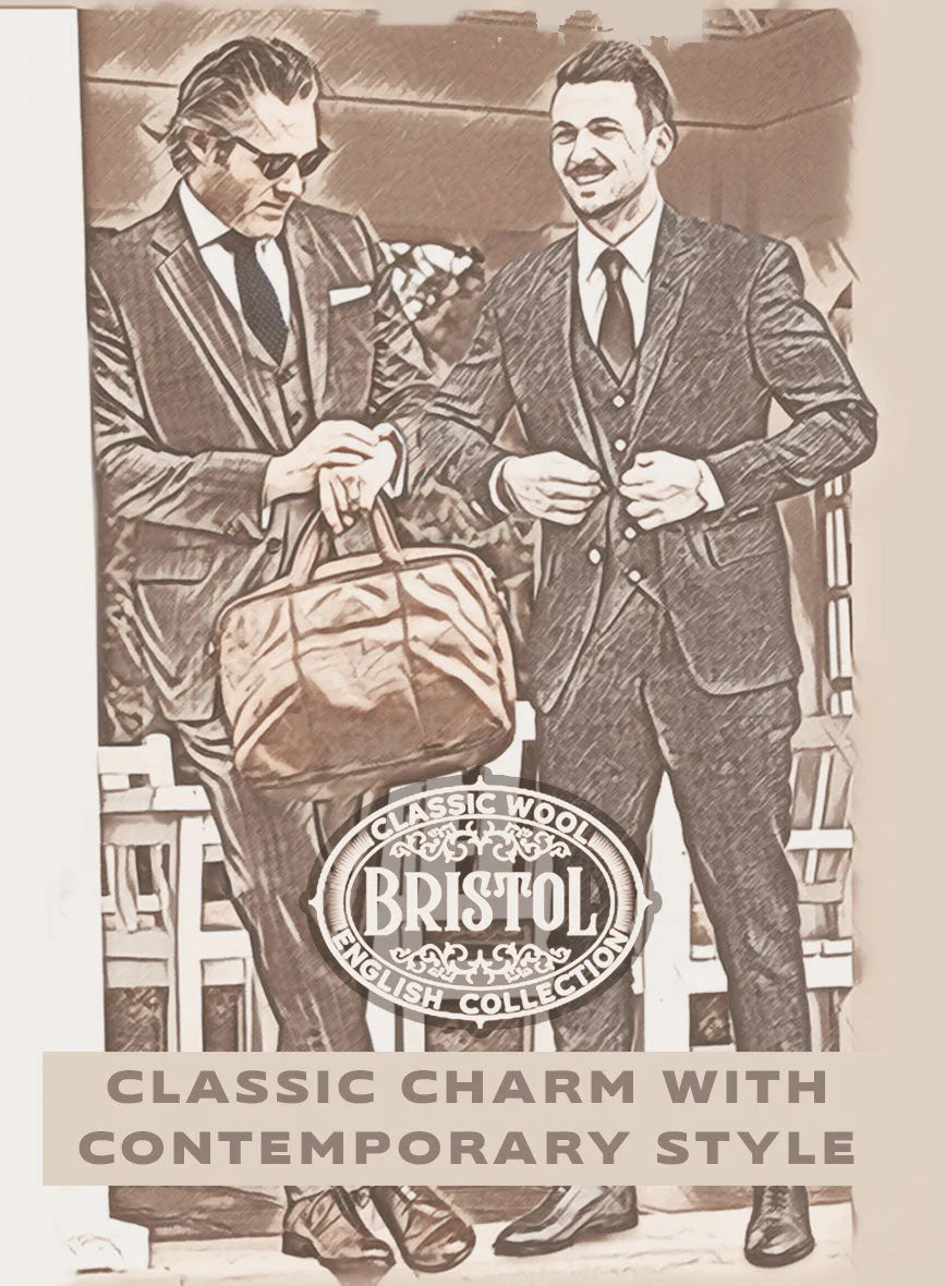 Bristol Dark Blue Suit - StudioSuits