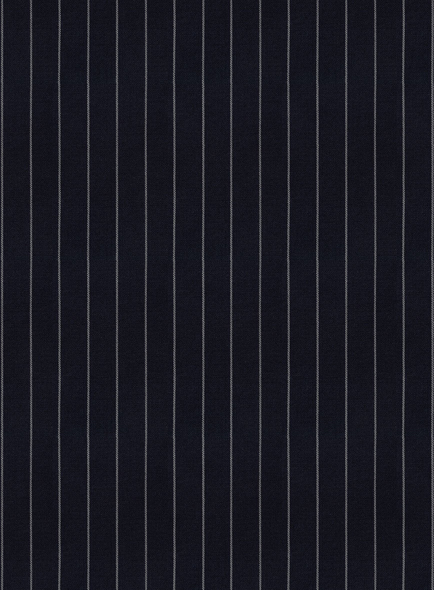 Bristol Deep Blue Rope Stripe Suit - StudioSuits