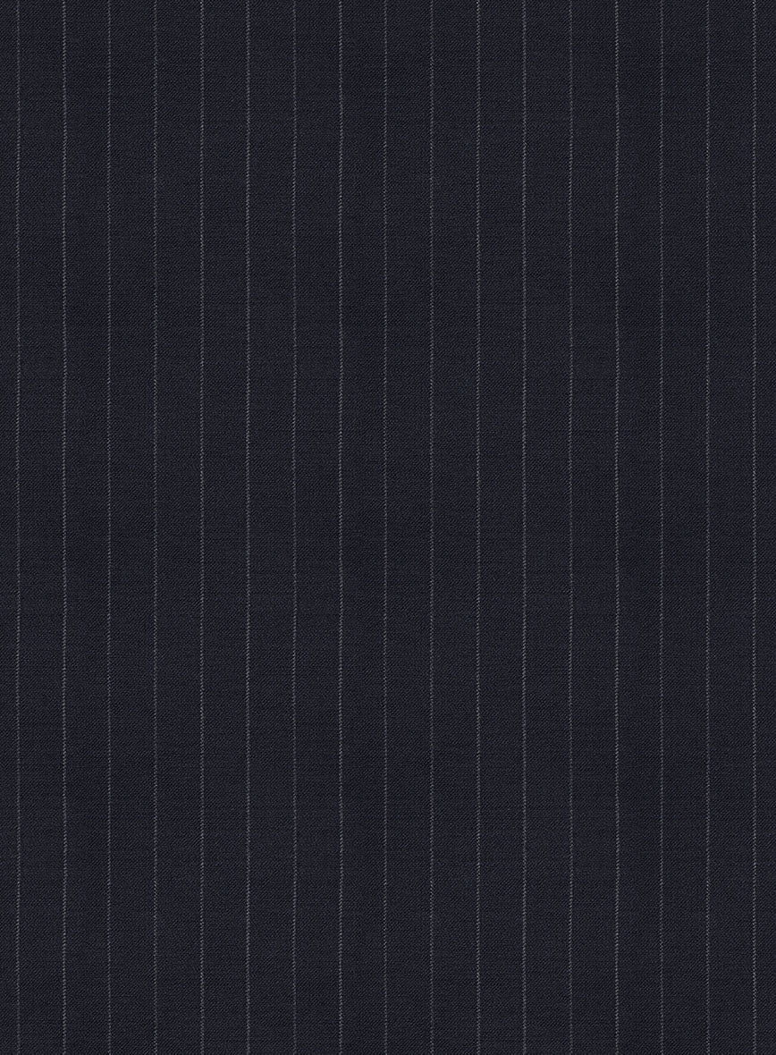Bristol Dark Blue Regal Stripe Pants - StudioSuits