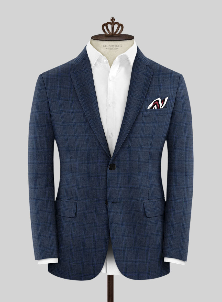 Bristol Glen Blue Egeri Suit - StudioSuits