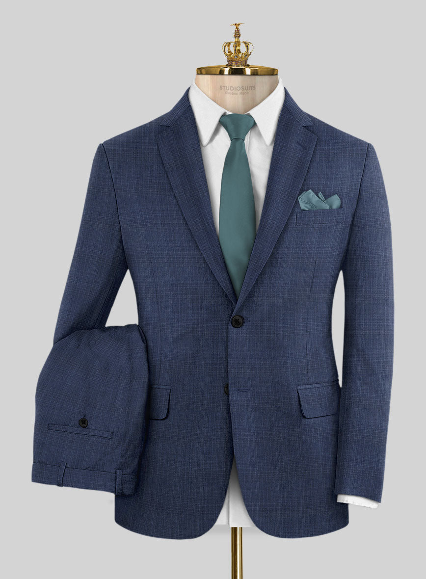 Bristol Glen Blue Ombando Suit - StudioSuits