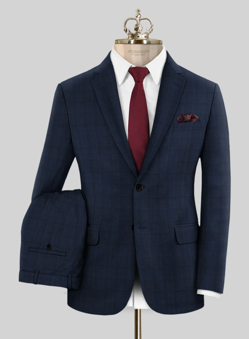 Bristol Glen Blue Sasimo Suit - StudioSuits