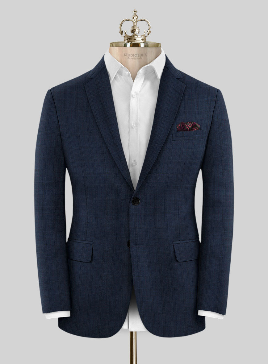 Bristol Glen Blue Sasimo Suit - StudioSuits