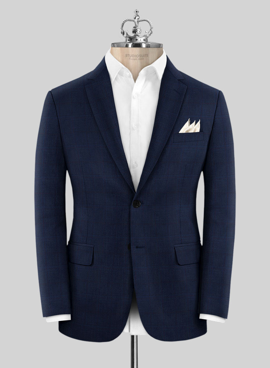 Bristol Glen Blue Sauli Suit - StudioSuits