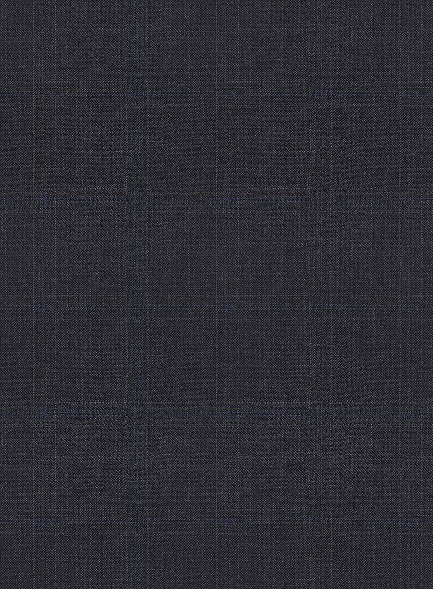 Bristol Glen Charcoal Iseia Jacket - StudioSuits
