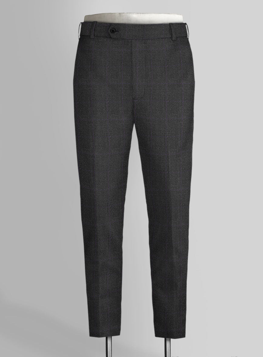 Bristol Glen Charcoal Pants - StudioSuits