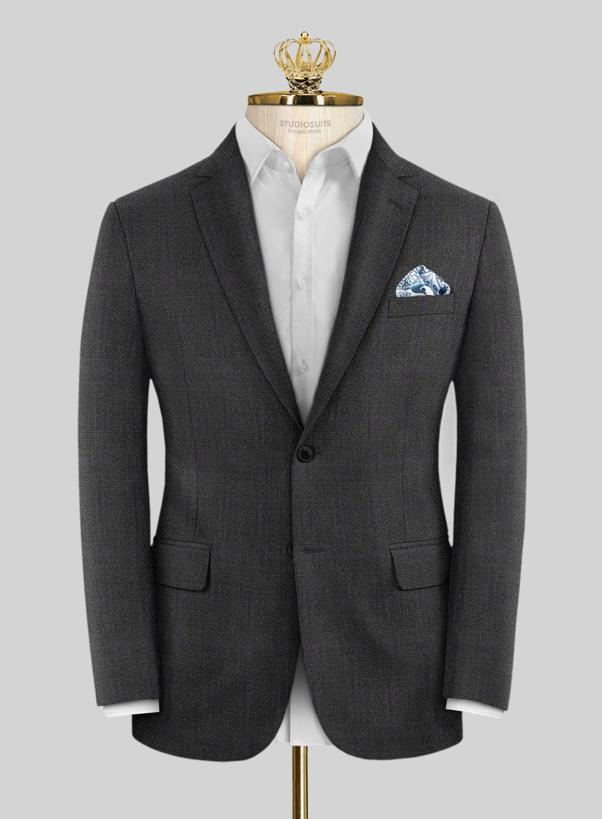 Bristol Glen Charcoal Suit - StudioSuits