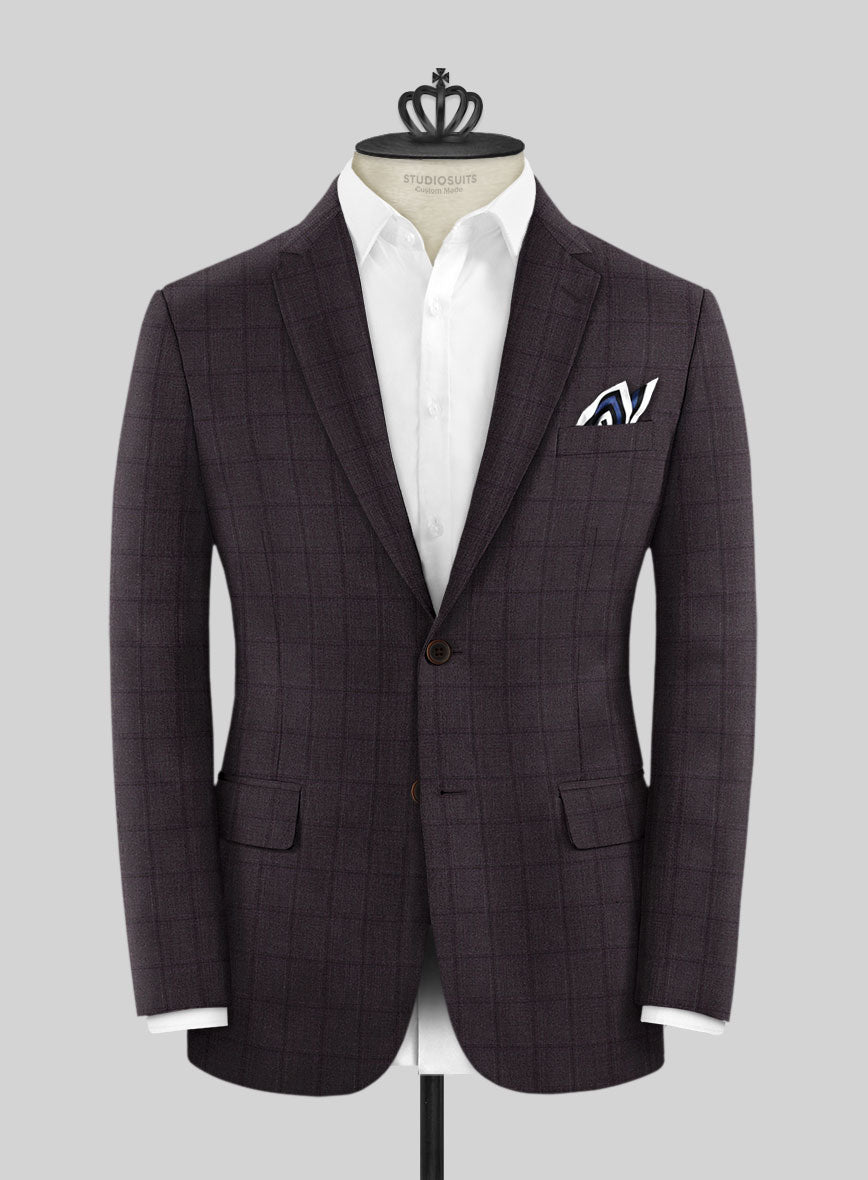 Bristol Glen Wine Salomo Suit - StudioSuits
