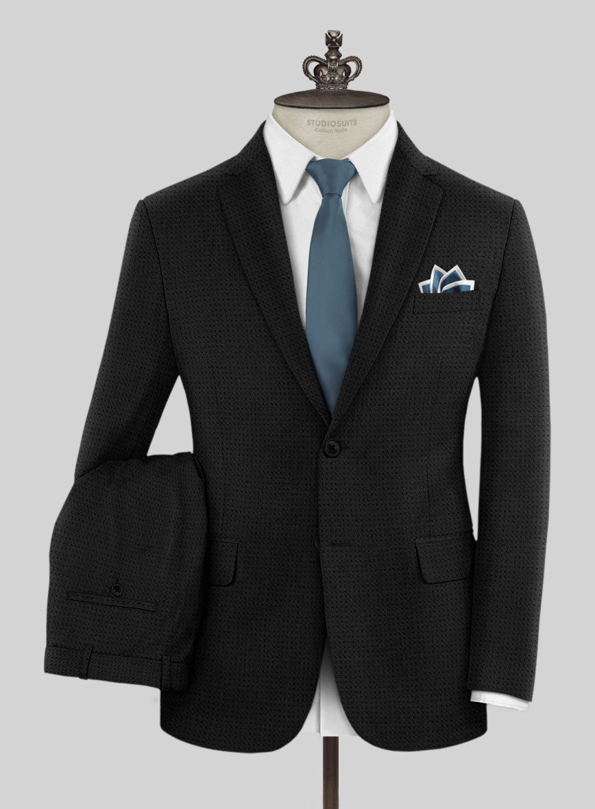 Bristol Ippoli Black Suit - StudioSuits