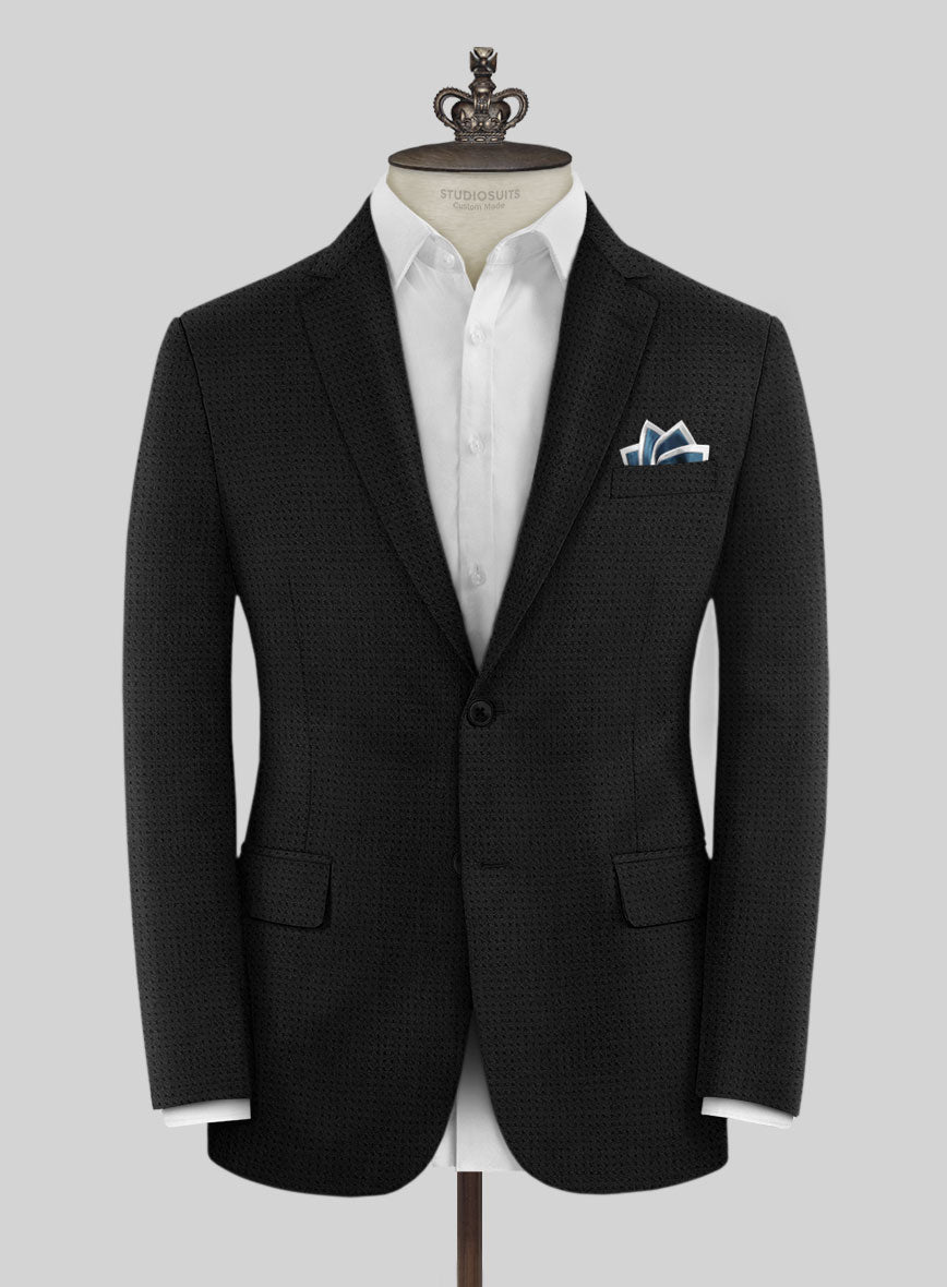 Bristol Ippoli Black Suit - StudioSuits