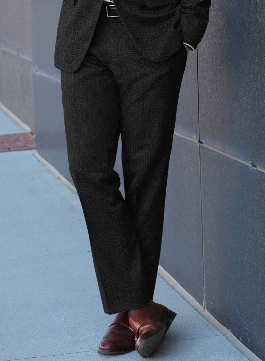 Bristol Ippoli Black Suit - StudioSuits