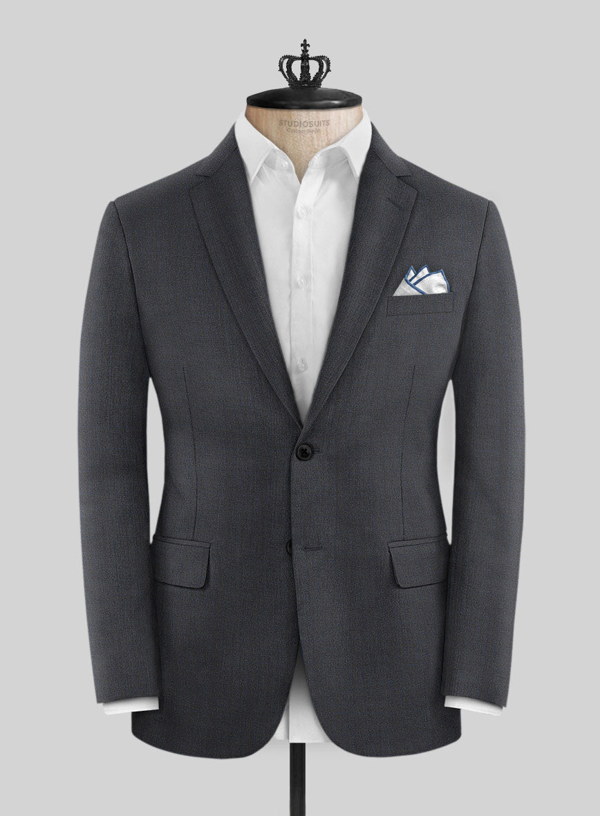Bristol Liseo Charcoal Checks Jacket - StudioSuits