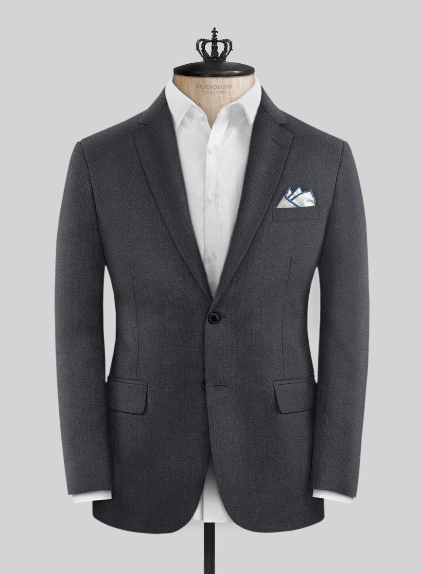 Bristol Liseo Charcoal Checks Suit - StudioSuits