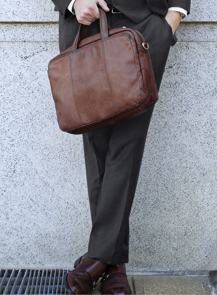 Bristol Liseo Charcoal Checks Suit - StudioSuits